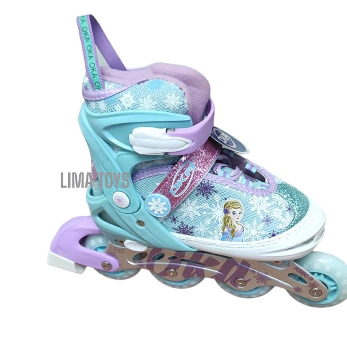 OKA - PATIN OKA LINEAL CELESTE NIÑA TALLA S