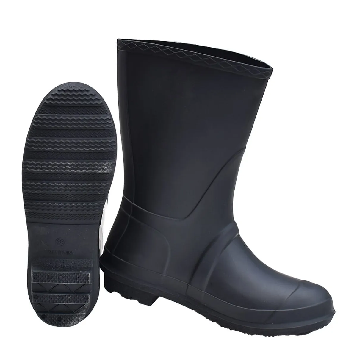 GENERICO - BOTAS DE LLUVIA HOUSTON CORTAS NEGRO TALLAS 37 A LA 41