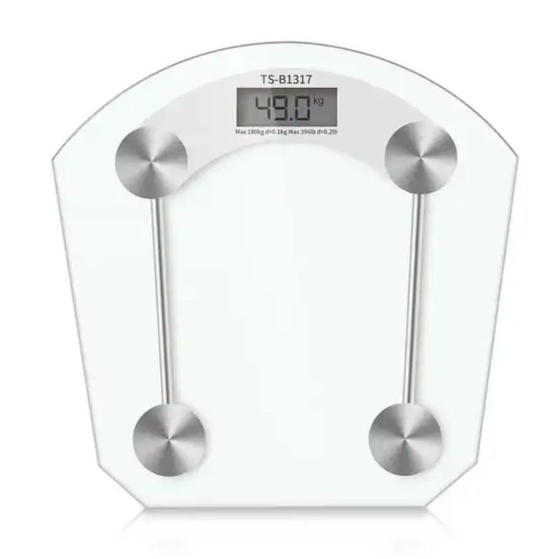 GENERICO - Balanza Digital de Hogar 180 Kg Vidrio Templado Báscula de Baño OK-65
