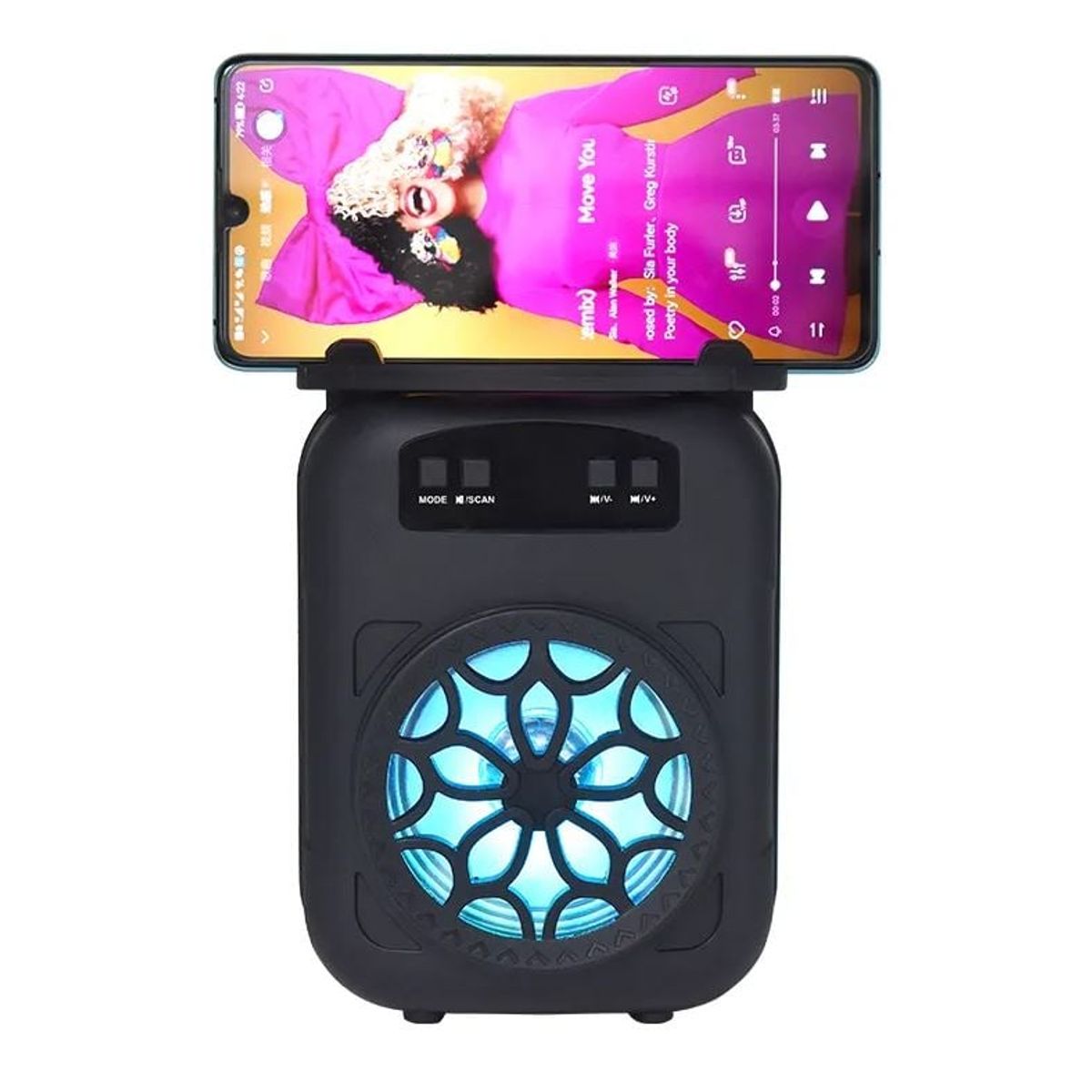 GENERICO - Altavoz LMS376 Negro con Bluetooh