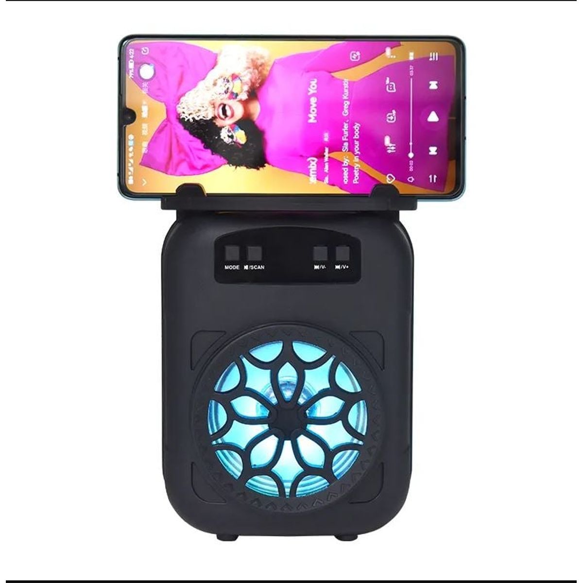 GENERICO - Altavoz LMS376 Negro con Bluetooh