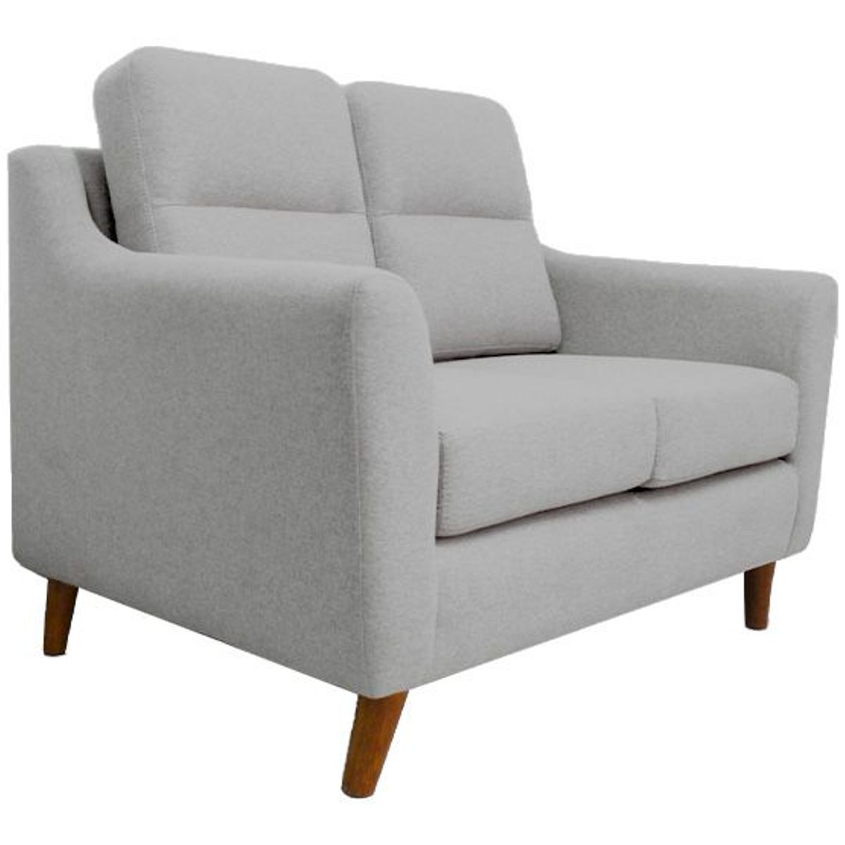 BARAKA HOME - Sofa 2 Cuerpos Florina - Gris Claro