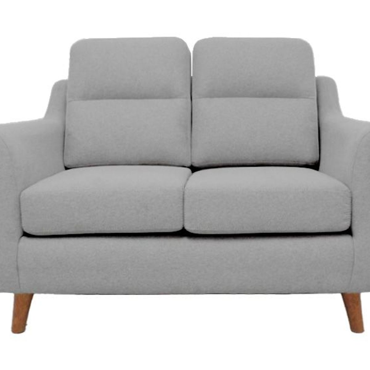 BARAKA HOME - Sofa 2 Cuerpos Florina - Gris Claro