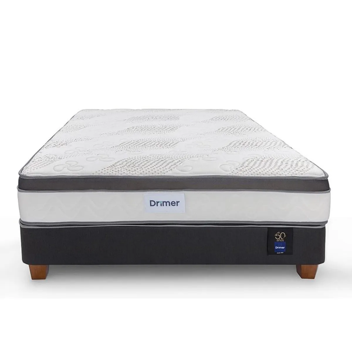 DRIMER - Cama Americana Pocket Aero Látex Queen