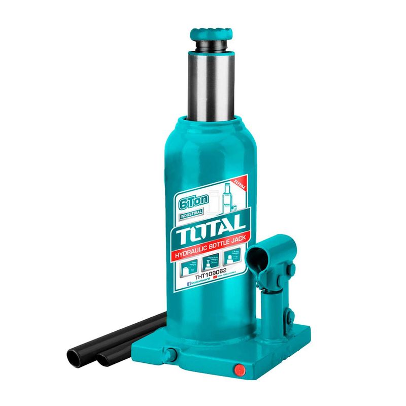 TOTAL TOOLS - GATA HIDRÁULICA TOTAL BOTELLA 6TON PESADO LEVANTAMIENTO THT109062