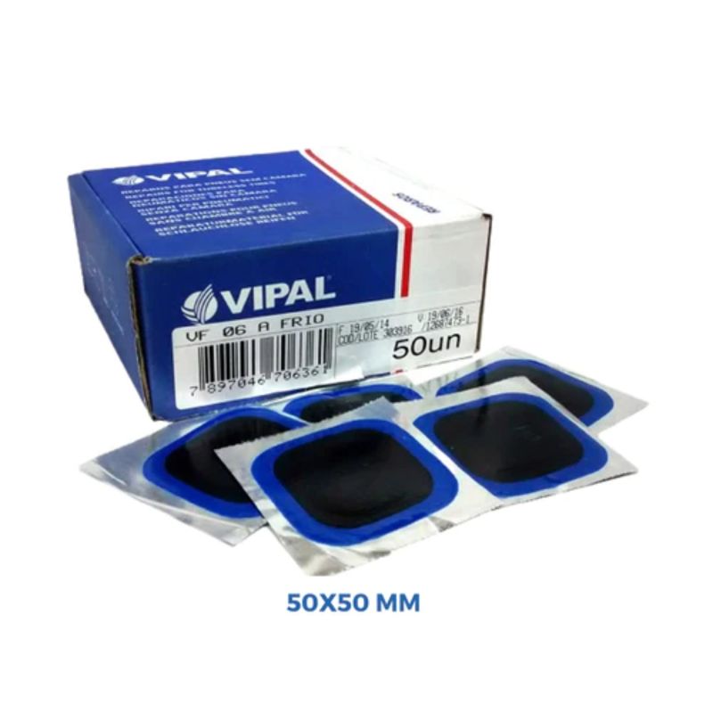 VIPAL - Parche Vipal VF- 06 para banda de rodamiento  50x50 mm 50 un