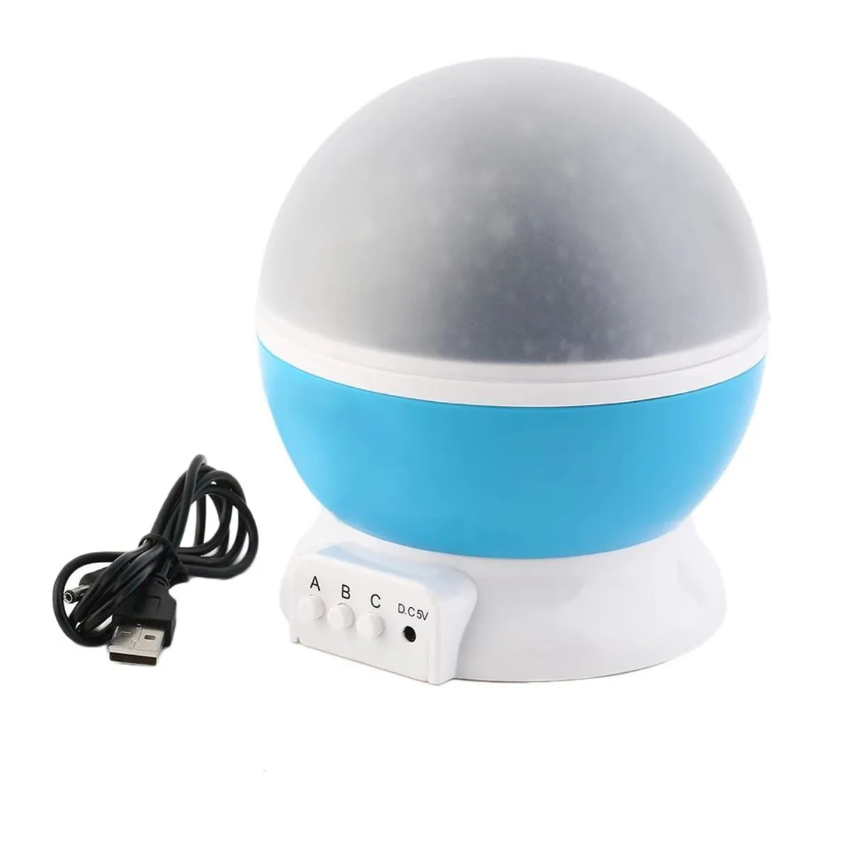 GENERICO - Lámpara Proyector De Estrellas Y Lunas Giratorio