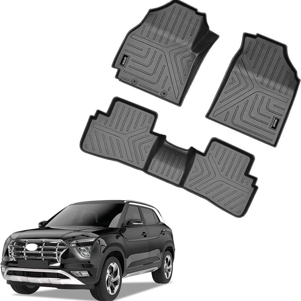 GENERICO - PISOS BANDEJA 3D HYUNDAI CRETA 2021 2022 2023 2024