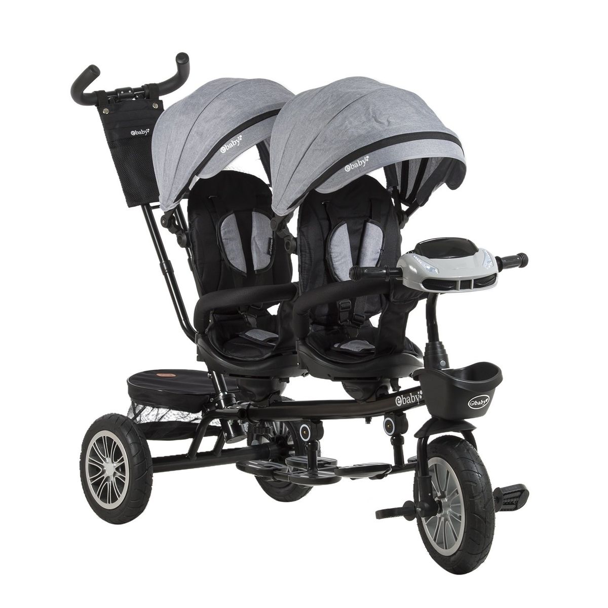 EBABY - Ebaby Triciclo Mellicero Lazzo Duo  EB302 Gris