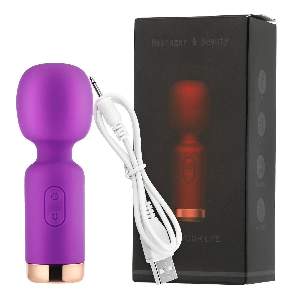 OEM - Mini Vibrador Clítoris Masajeador de Punto G para Mujeres 10Modos