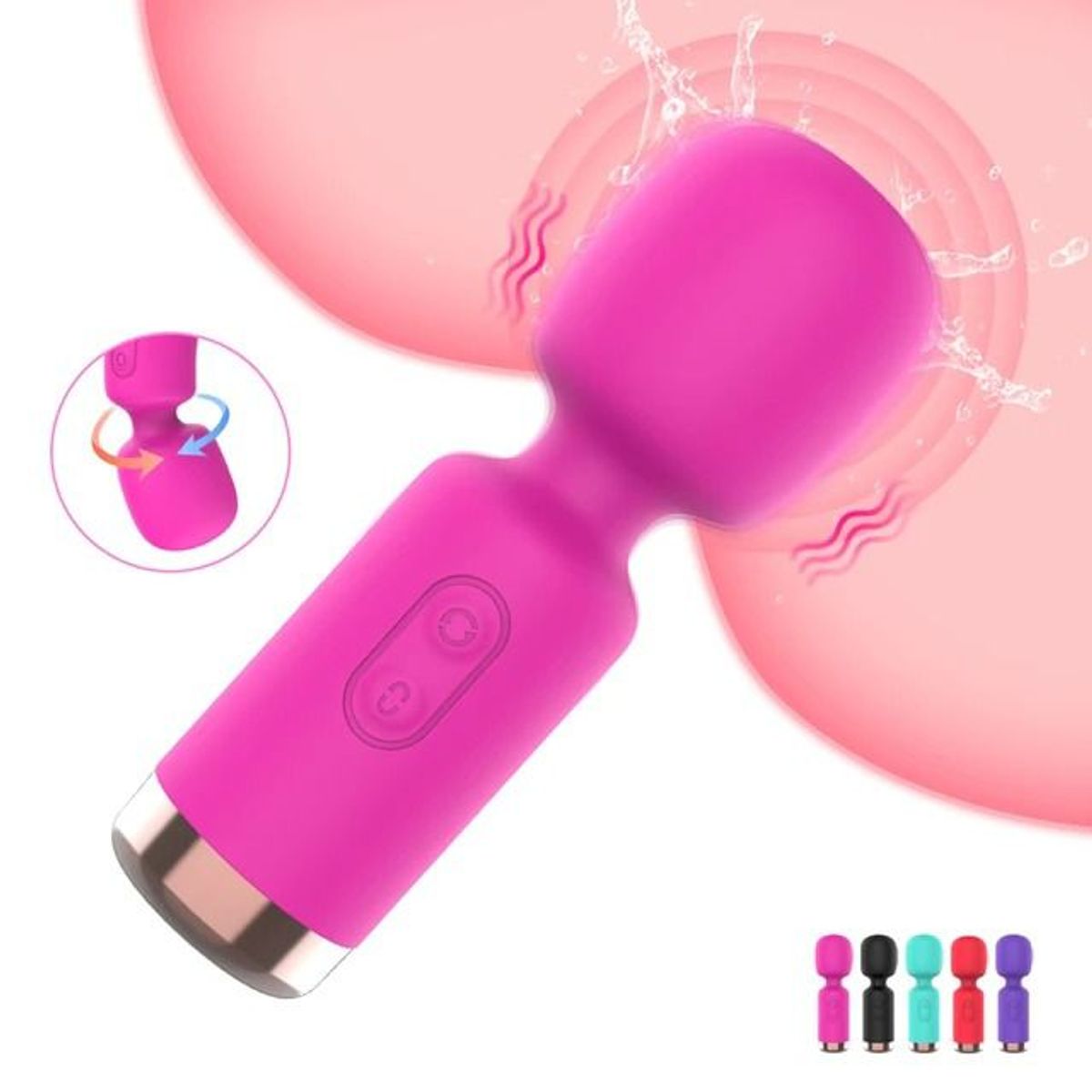 OEM - Mini Vibrador Clítoris Masajeador de Punto G para Mujeres 10Modos
