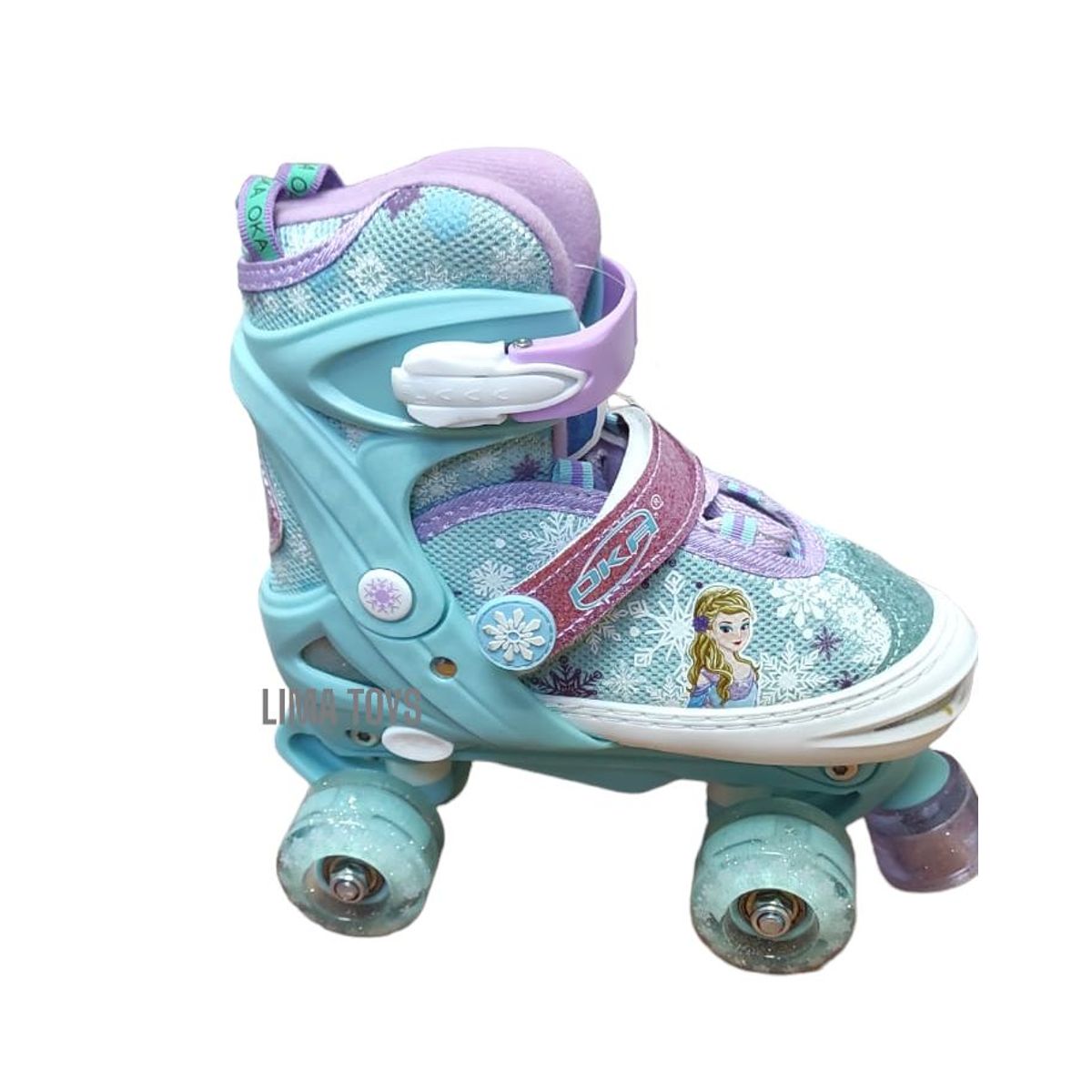 OKA - PATIN OKA 4 RUEDAS CELESTE TALLA M