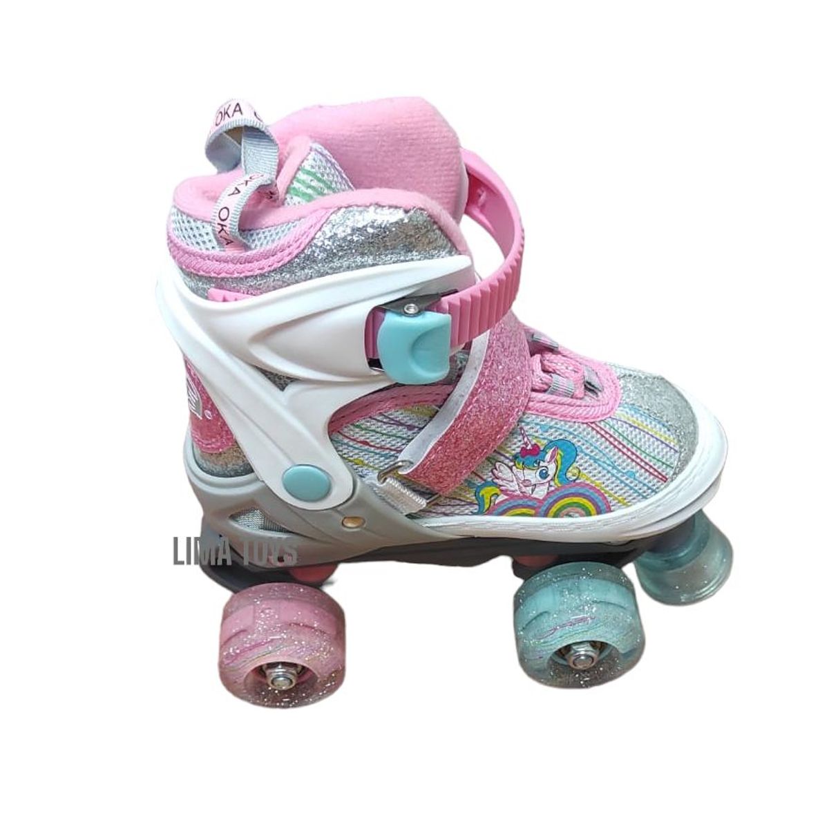OKA - PATIN OKA 4 RUEDAS BLANCO NINA TALLA M