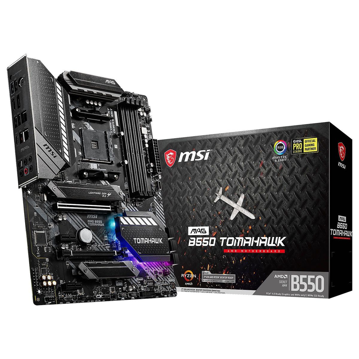 MSI - TARJETA MADRE MSI MAG B550 TOMAHAWK B550