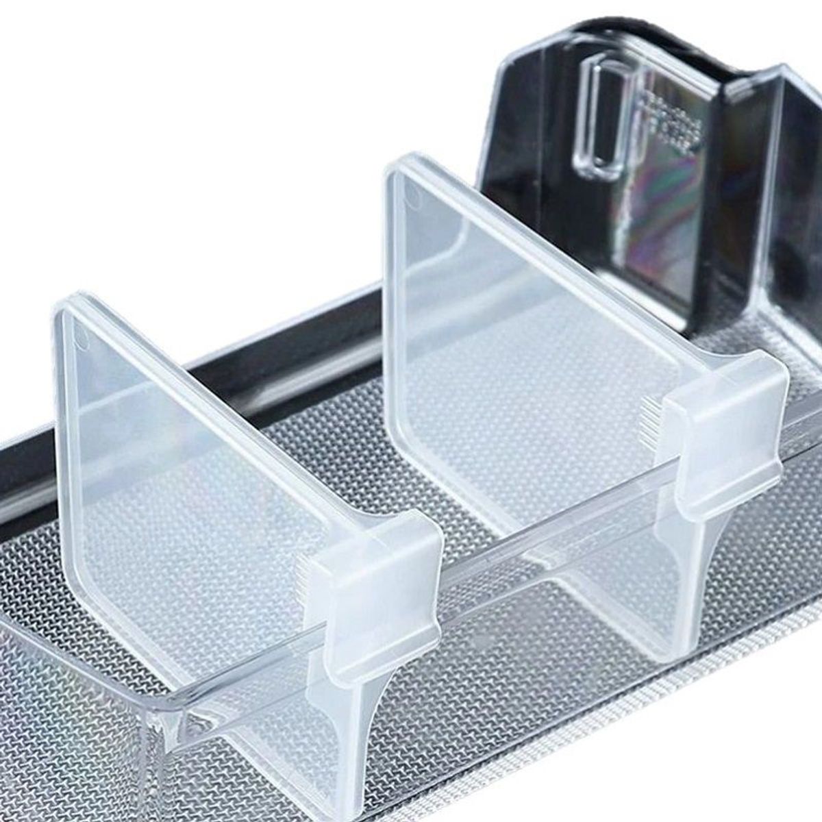 GENERICO - set de 4 - Divisor de plástico retráctil para refrigerador separador