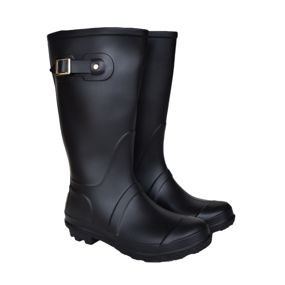 GENERICO - BOTAS DE LLUVIA HOUSTON LARGA NEGRO TALLAS 36 A LA 40