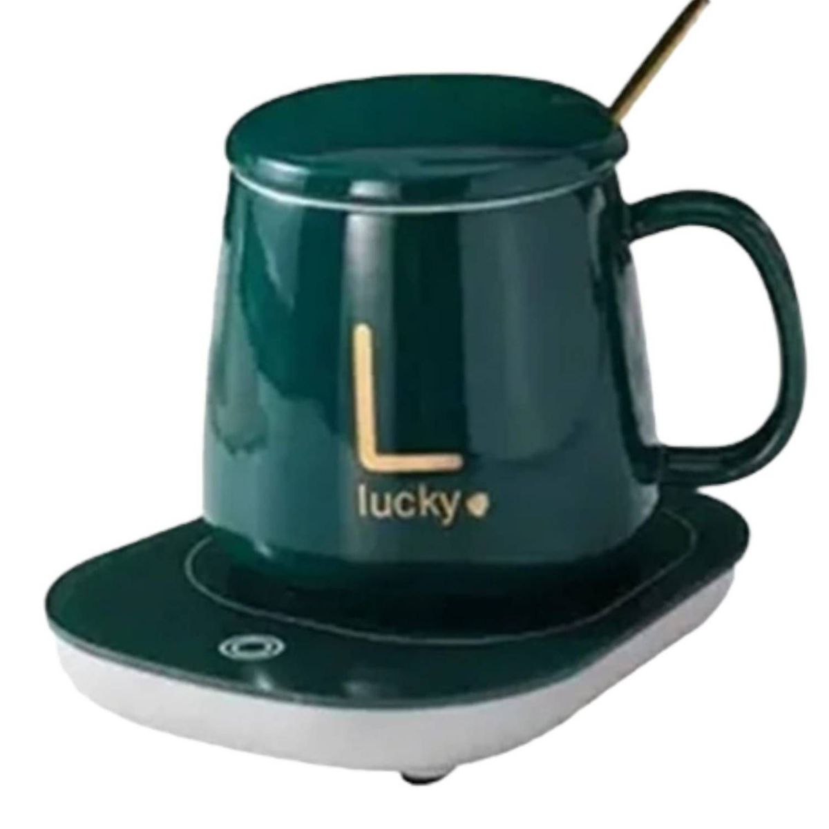 GENERICO - Taza Mug Green Calentador Electrico de Bebidas Electrico