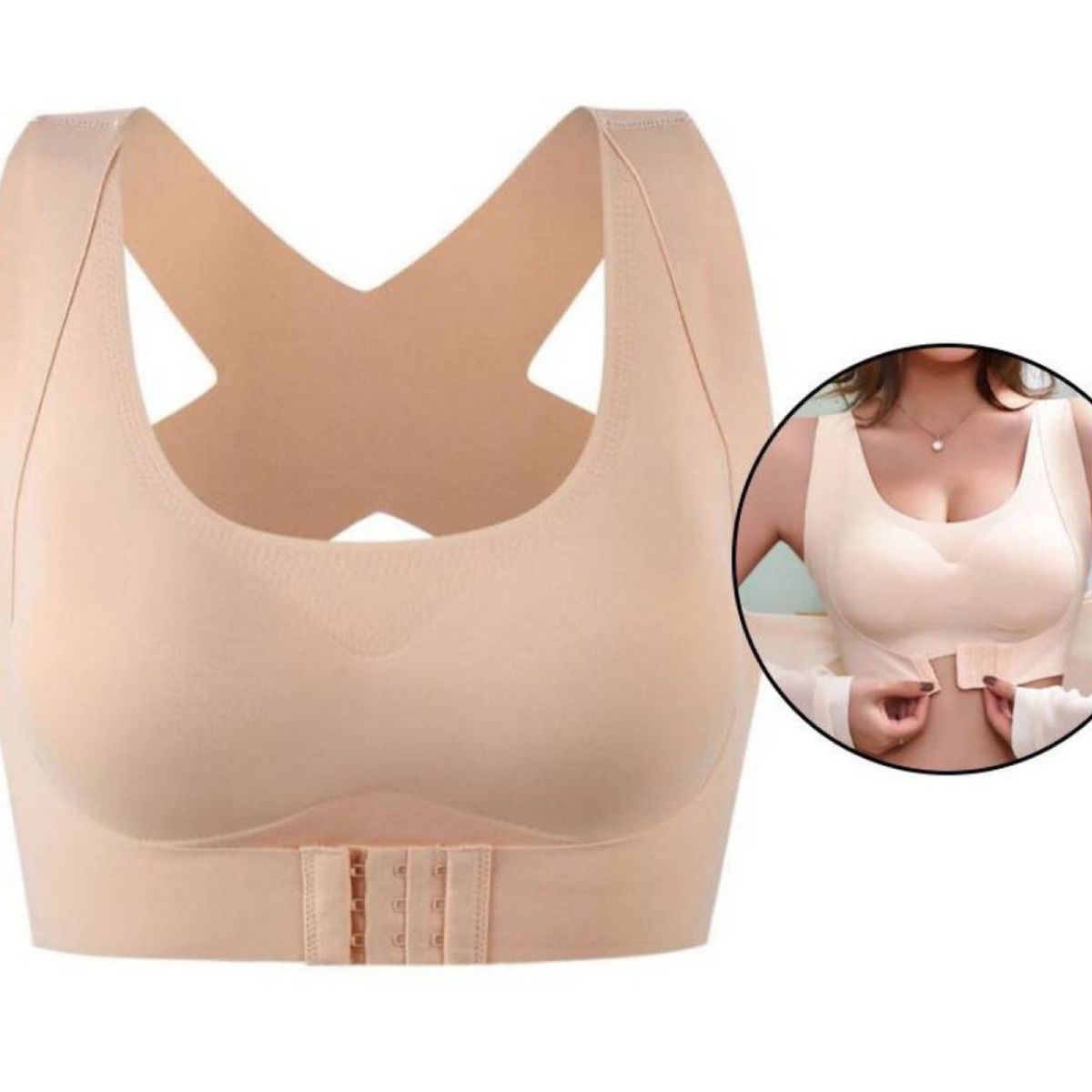 GENERICO - Brasier Reafirmante Push Up Corrector de Postura