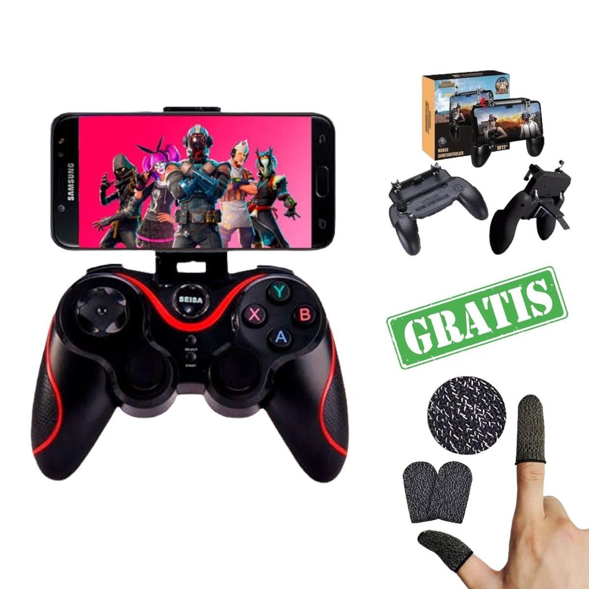 OEM - Gamepad Mando Joystick Bluetooth GRATIS  Gatillo  Dedales