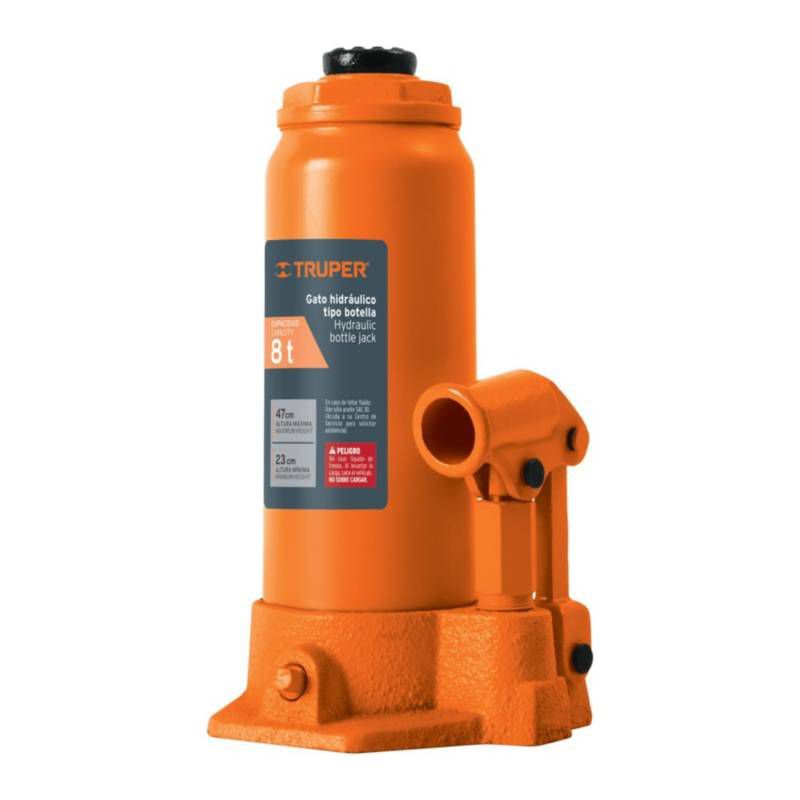 TRUPER - Gata Hidráulica Tipo Botella de 8Ton Truper