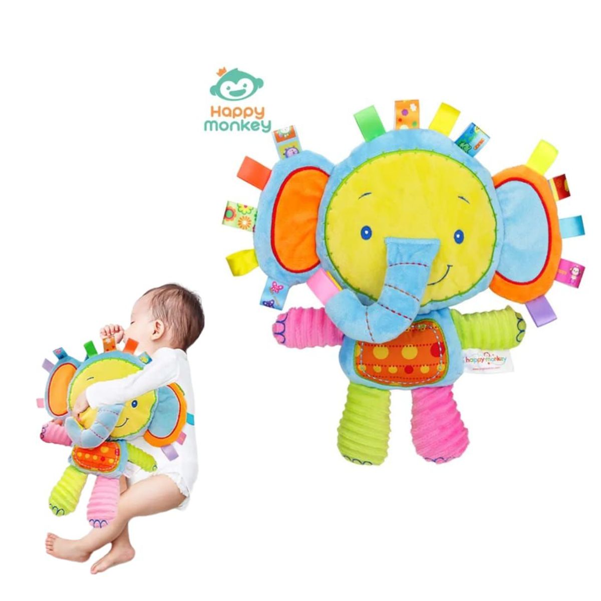 GENERICO - Peluche de apego sensorial Elefante