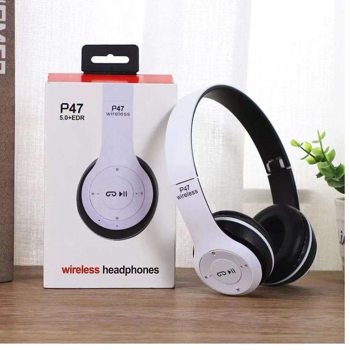 OEM - Audífonos P47 Bluetooth Deportivos para Ipad Tablet Teléfono - Blanco