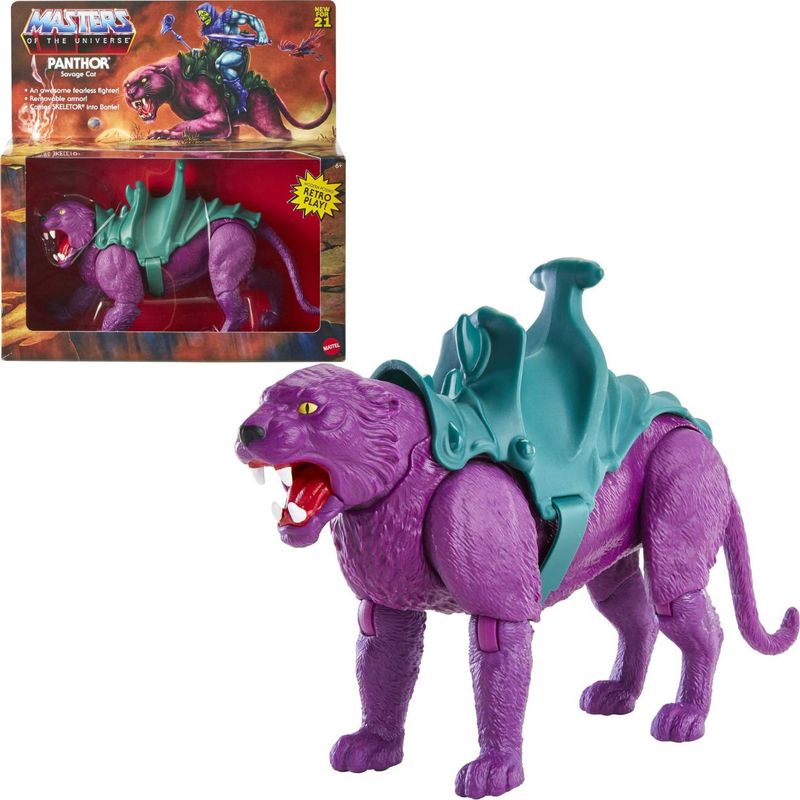 MATTEL - Panthor Figura de acción - Masters Of the Universe - MOTU