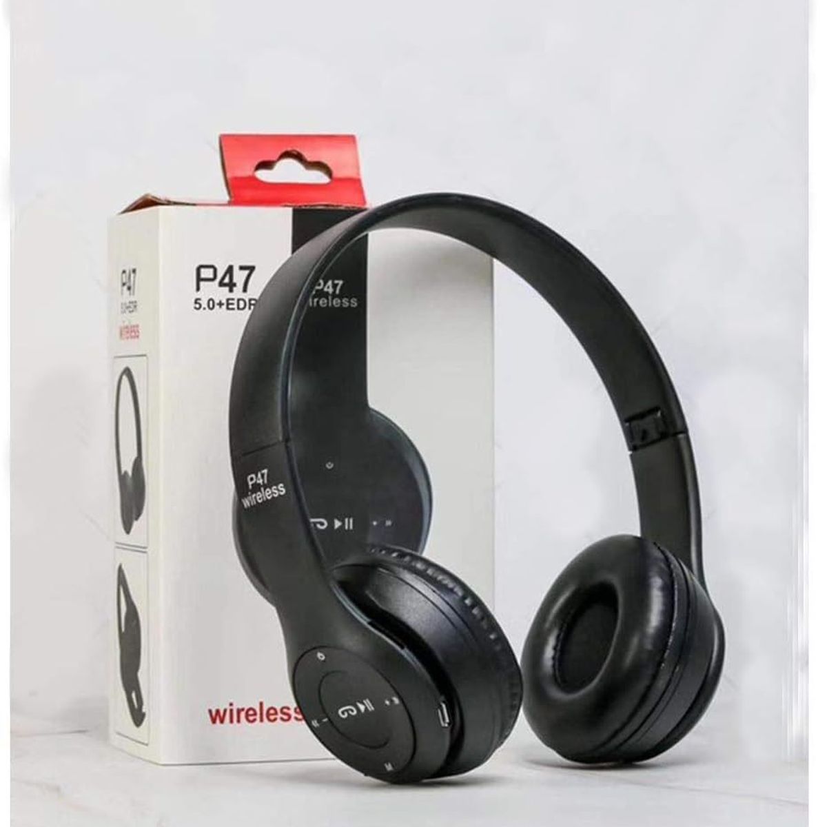 OEM - Audífonos P47 Bluetooth Deportivos para Ipad Tablet Teléfono - Negro