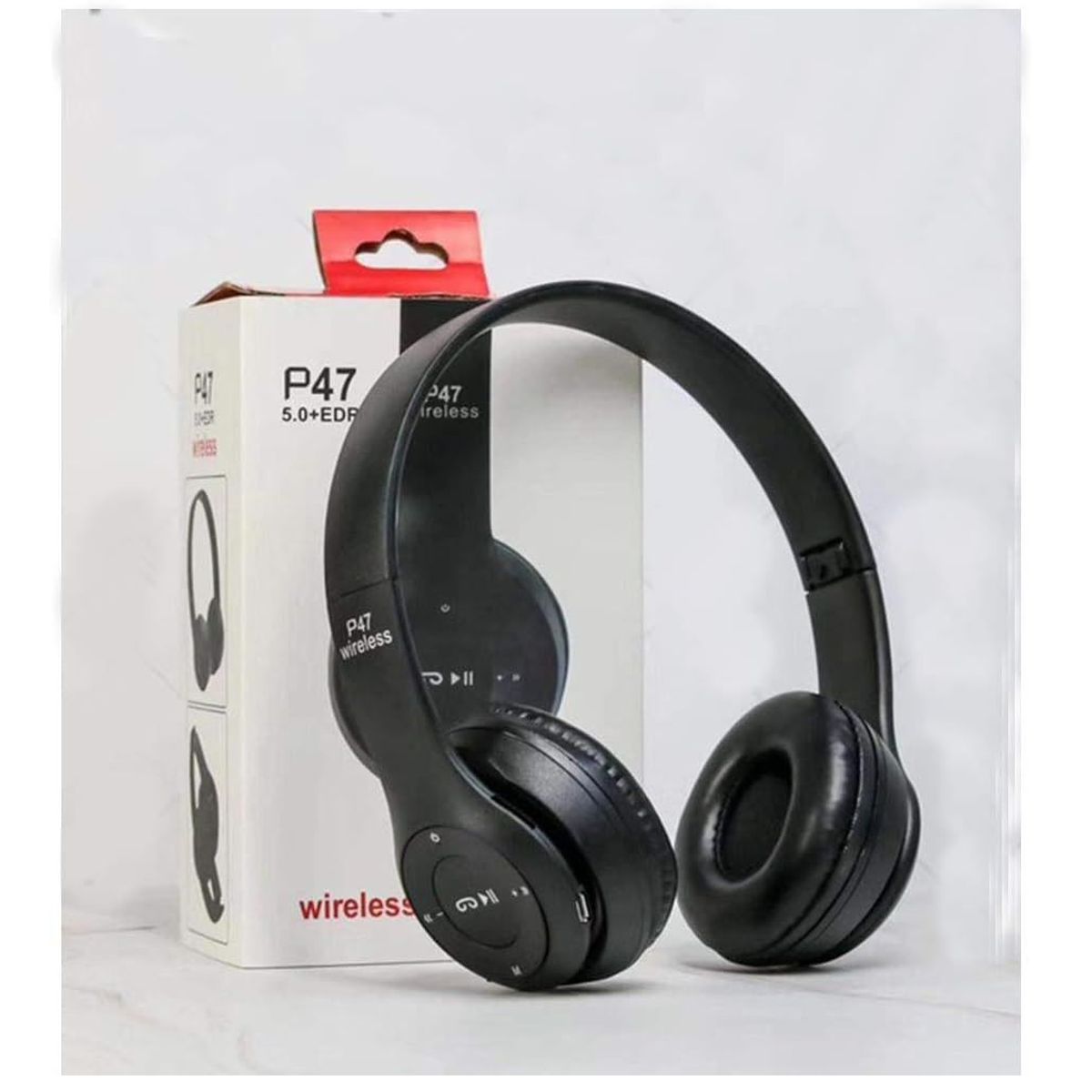 OEM - Audífonos P47 Bluetooth Deportivos para Ipad Tablet Teléfono - Negro