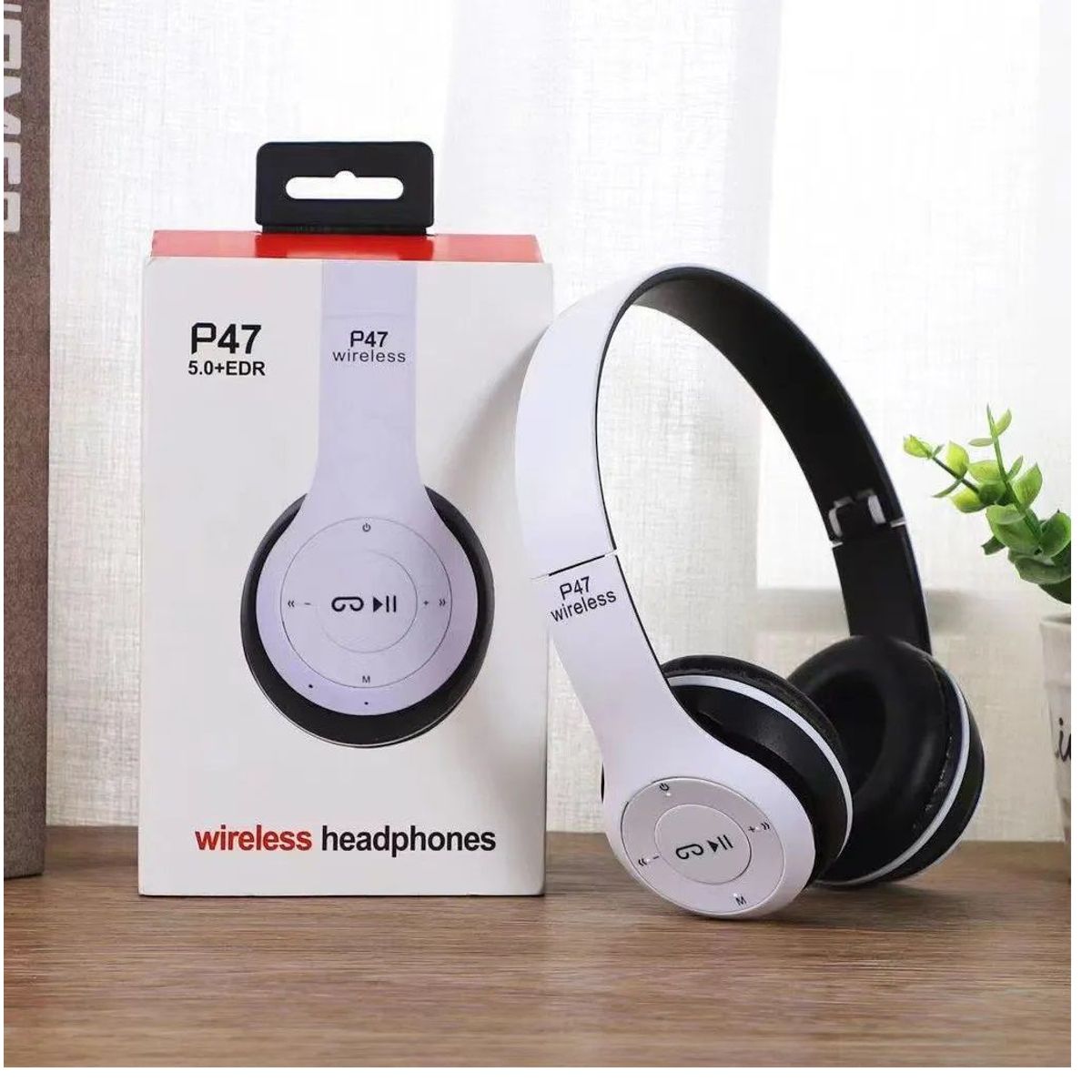 OEM - Audífonos P47 Bluetooth Deportivos para Ipad Tablet Teléfono - Blanco