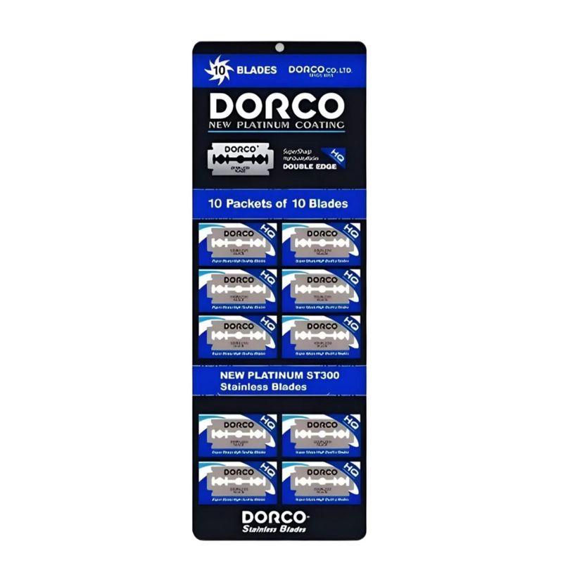 DORCO - Hoja De Afeitar Cuchilla Navaja de afeitar Dorco - 100 Cuchillas