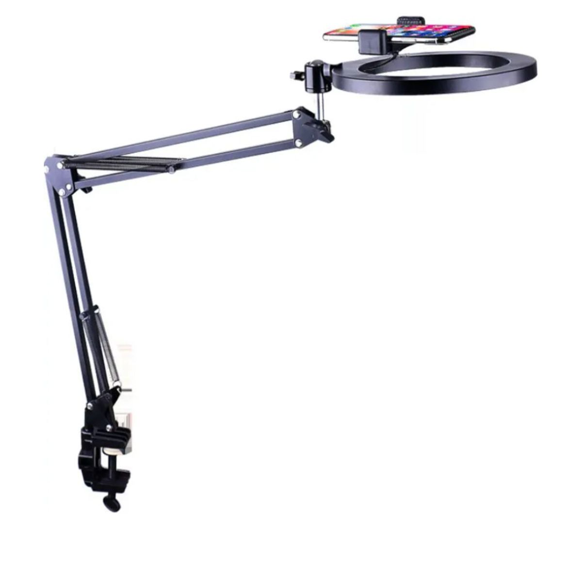 GENERICO - Aro anillo de luz led 26cm estudio fotográfico  brazo soporte