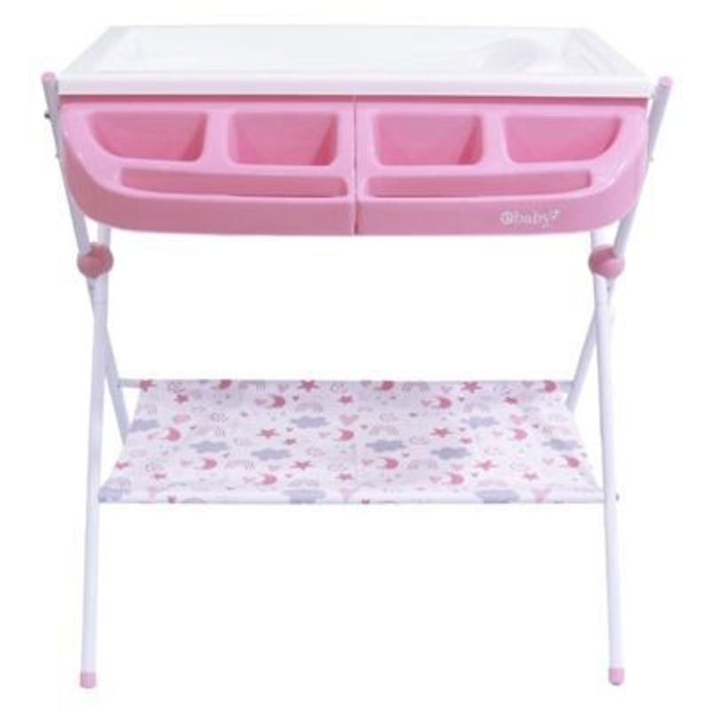 EBABY - Bañera Cambiador Maxi 830-1 Rosado