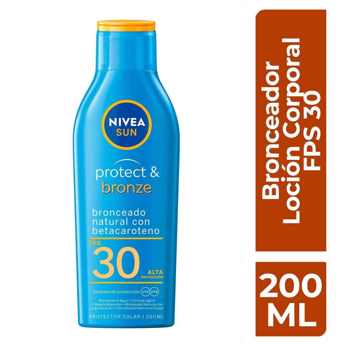 NIVEA - Protector Solar NIVEA Sun Protect  Bronze FPS30 200ML