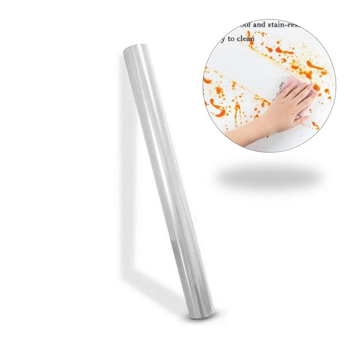 GENERICO - Lamina Impermeable Transparente rollo Antiadherente 60cm x 3m