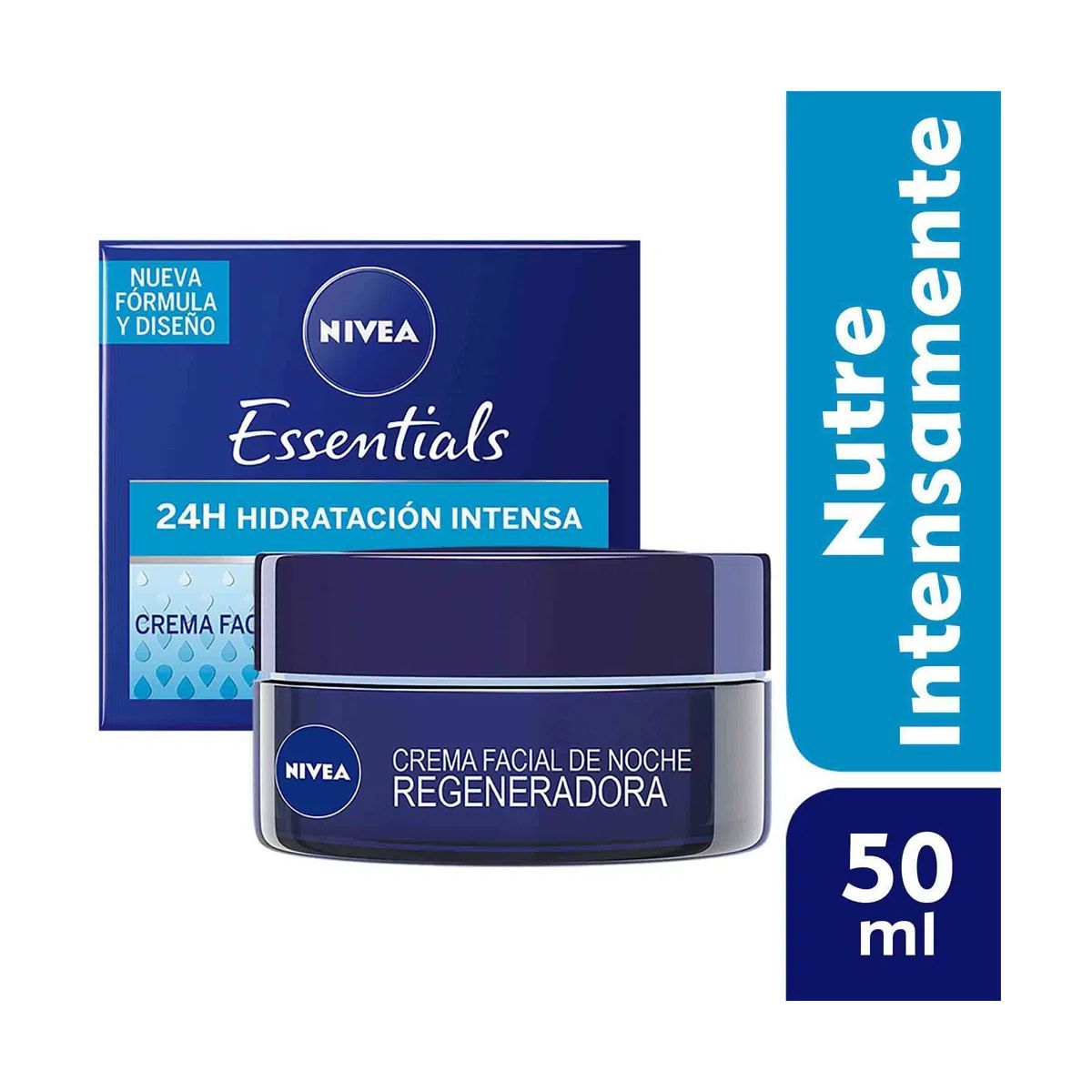 NIVEA - Crema Facial Regeneradora de Noche Nivea Essentials