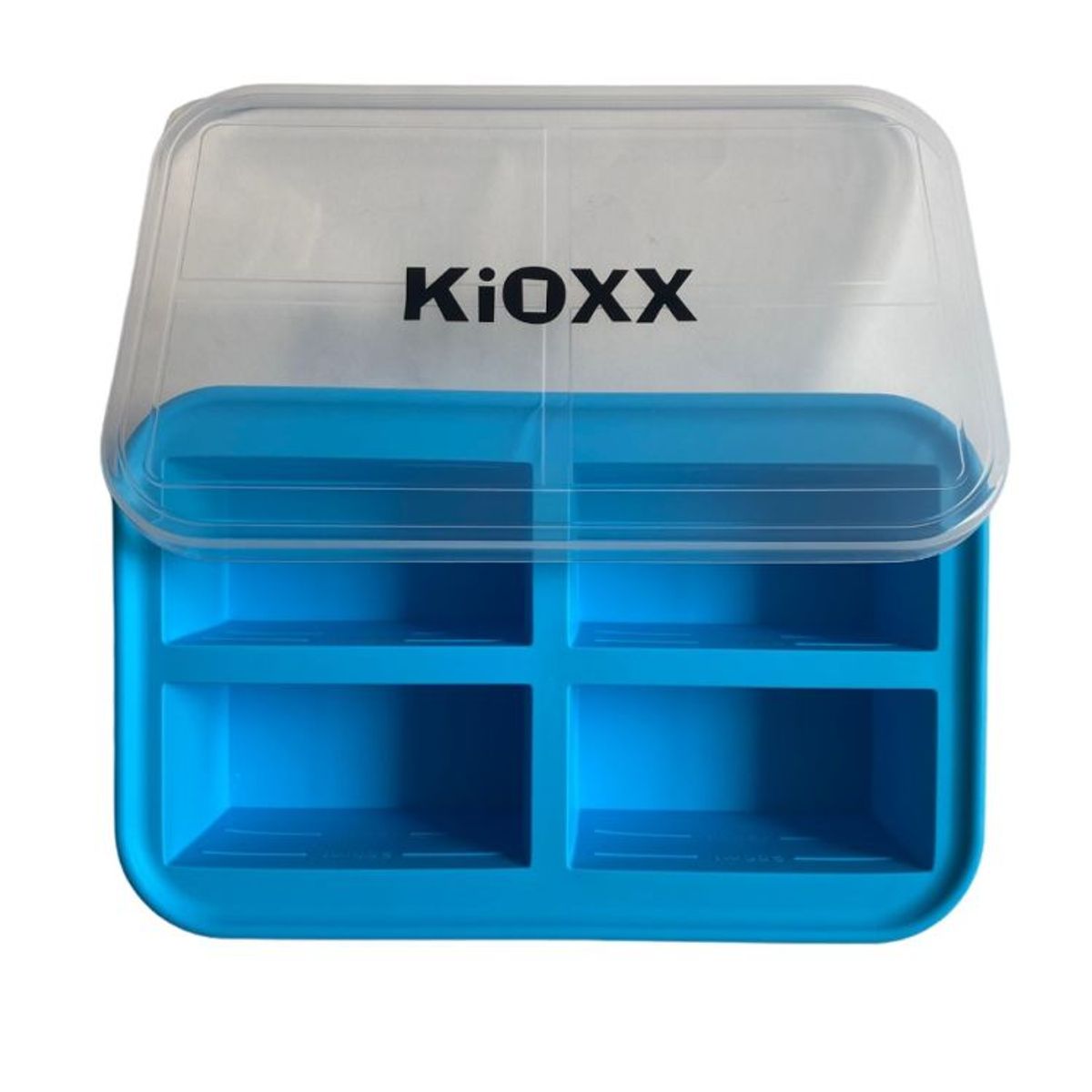 KIOXX - Cubeta de Silicona para congelar 4 cavidades KiOXX Celeste