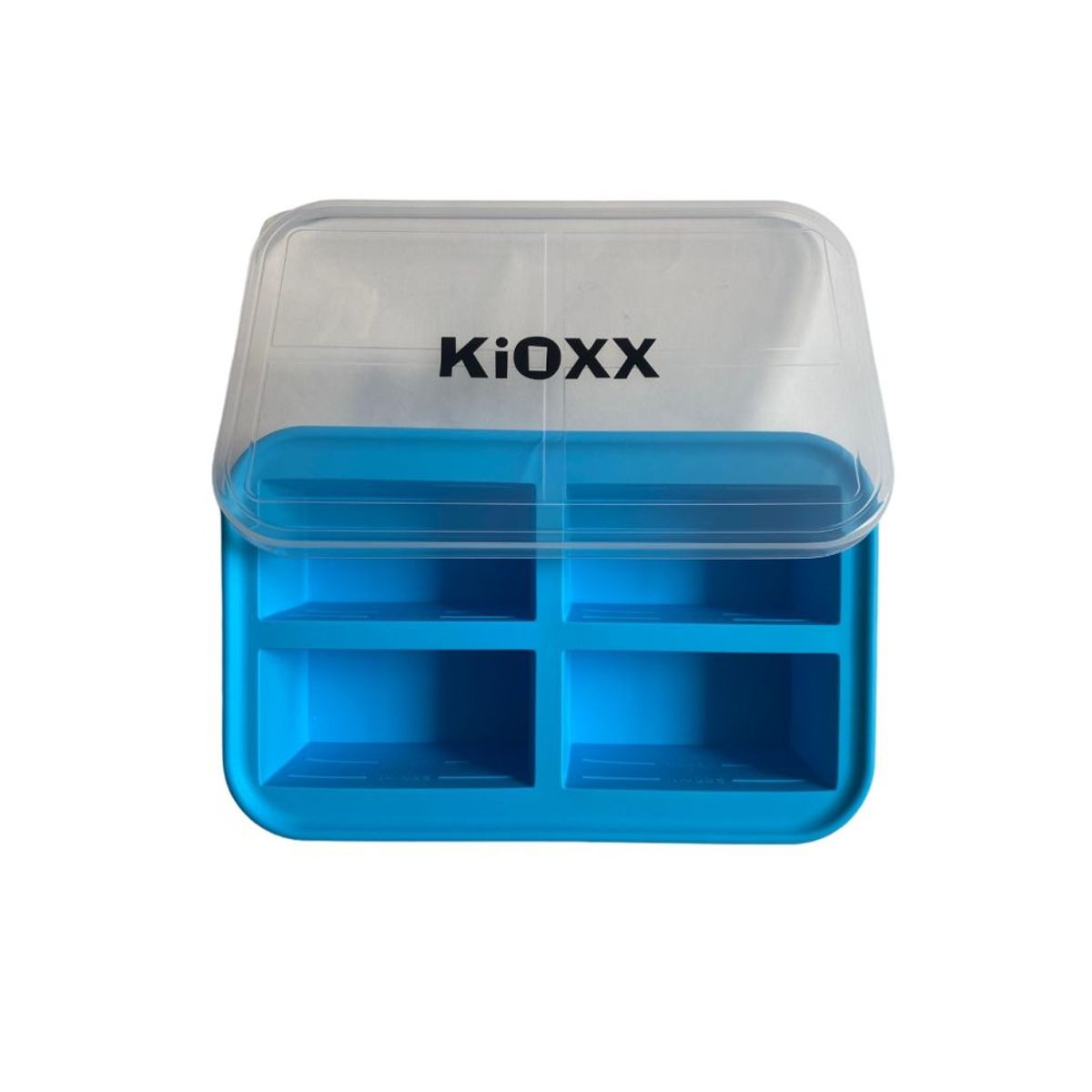 KIOXX - Cubeta de Silicona para congelar 4 cavidades KiOXX Celeste