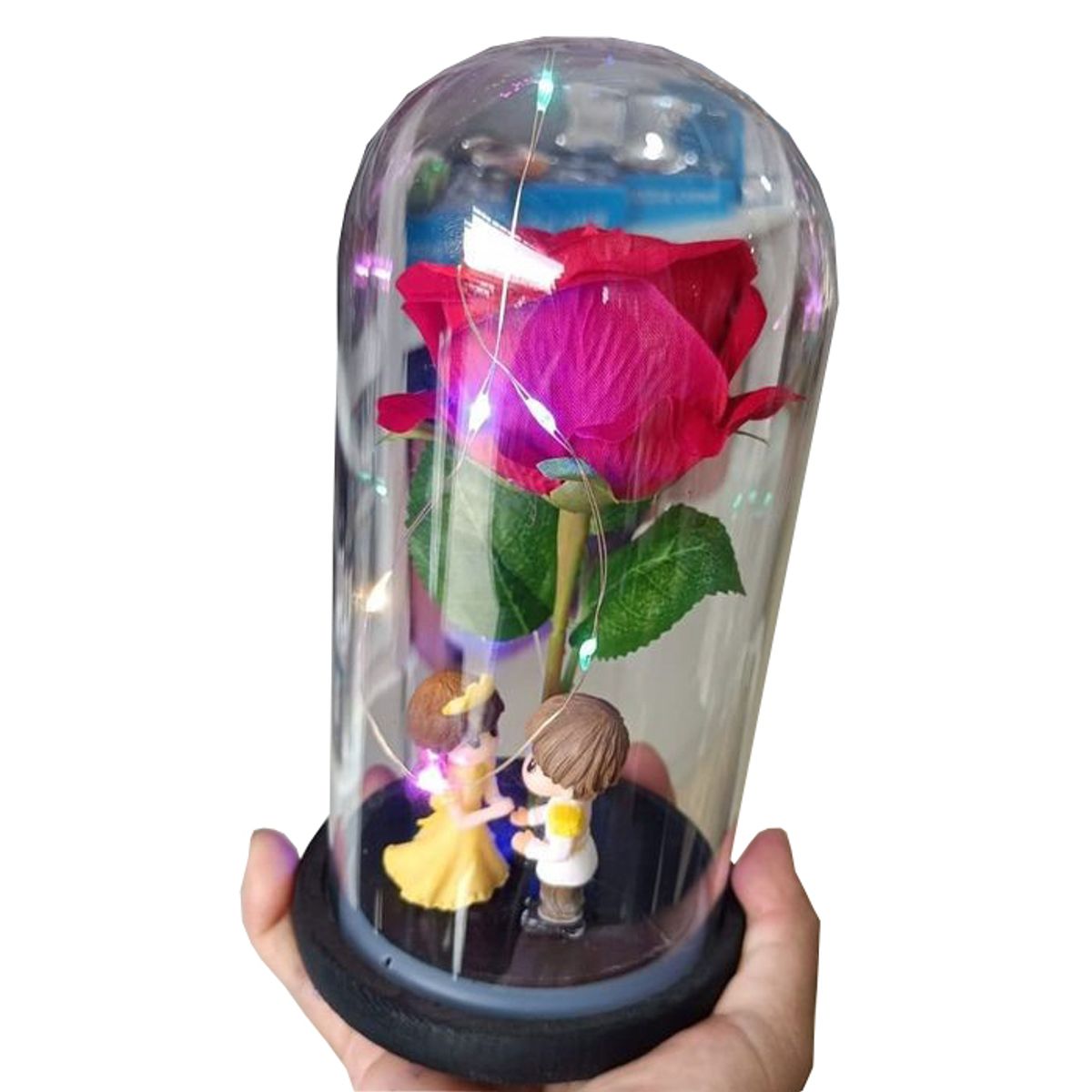 GENERICO - Rosa Eterna la Bella y La Bestia regalo para esa persona especial