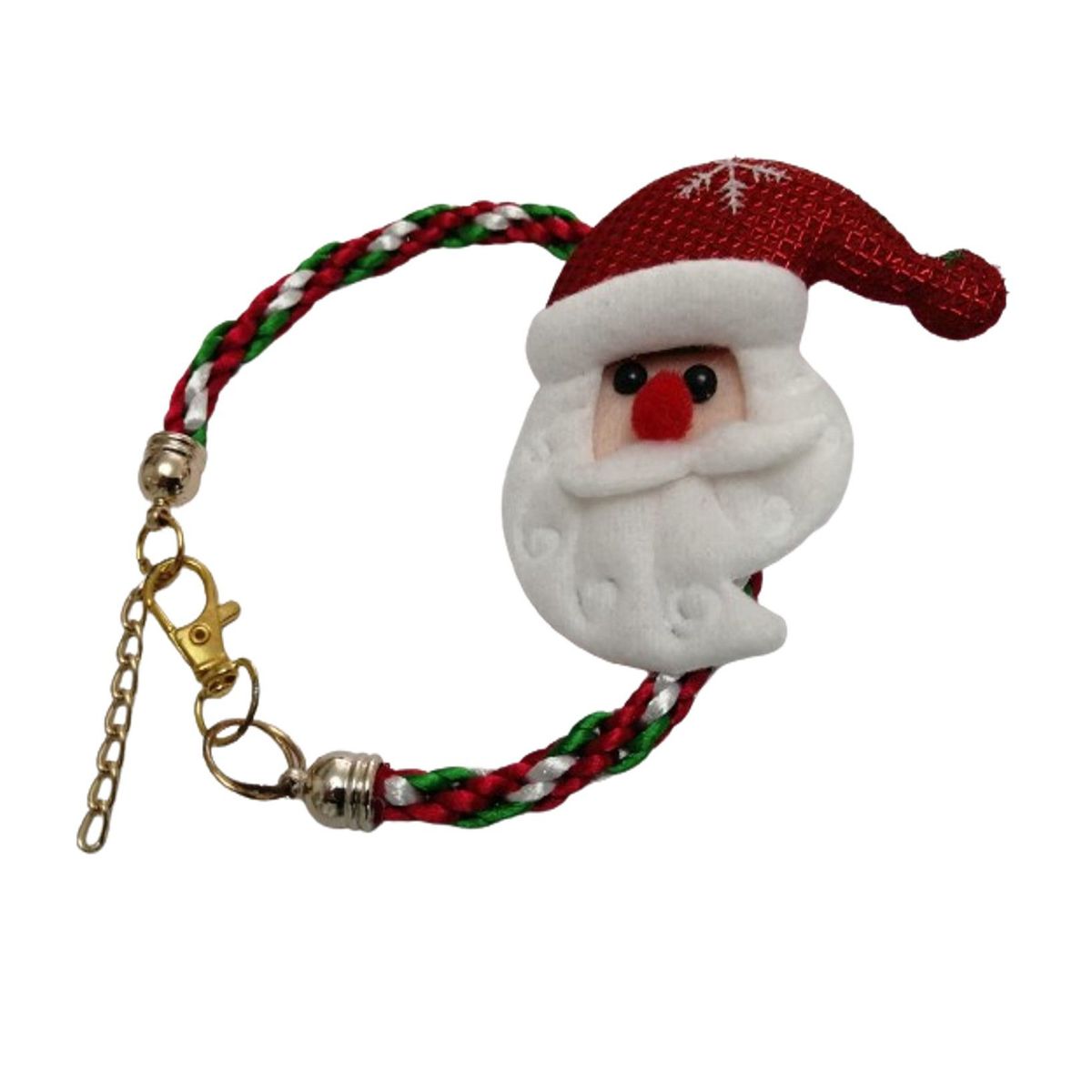 GENERICO - Collar para mascotas navideño noel rojo - 36 a 41 cm