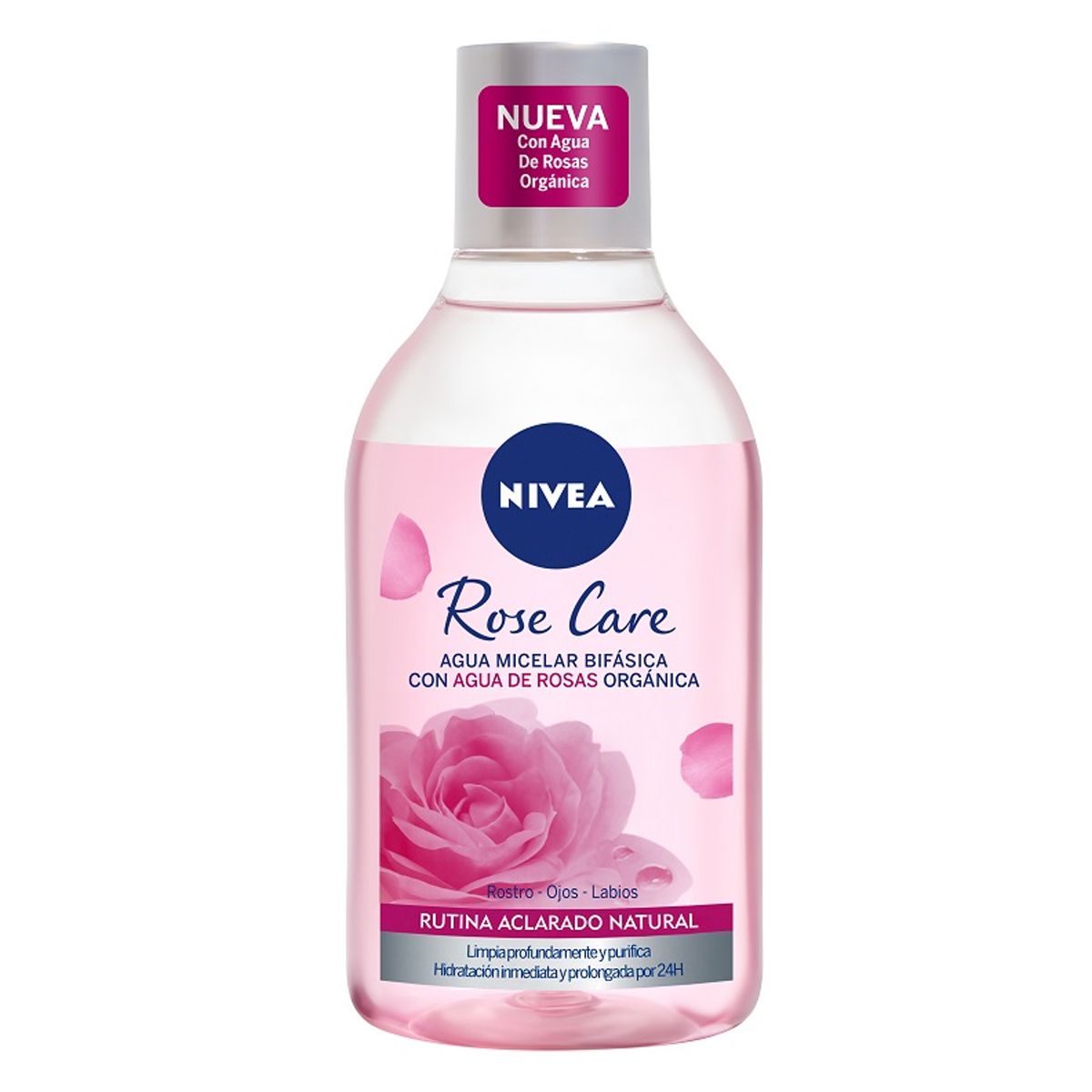 NIVEA - Agua Micelar Bifasica Nivea Rose Care 400ml