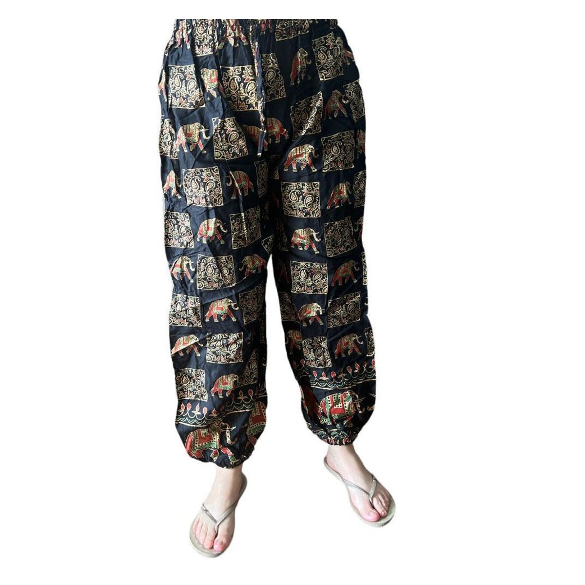 INDIAN - PANTALON DE FIBRA DE RAYON INDIA PARA MEDITACION Y YOGA