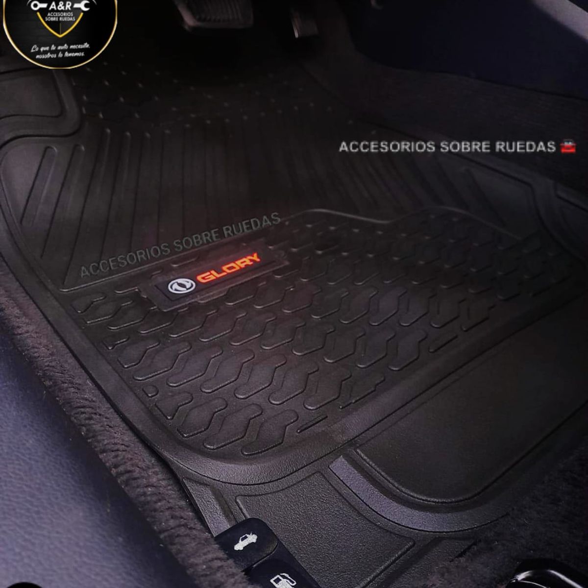GENERICO - Pisos GLORY para Autos y Camionetas 3piezas