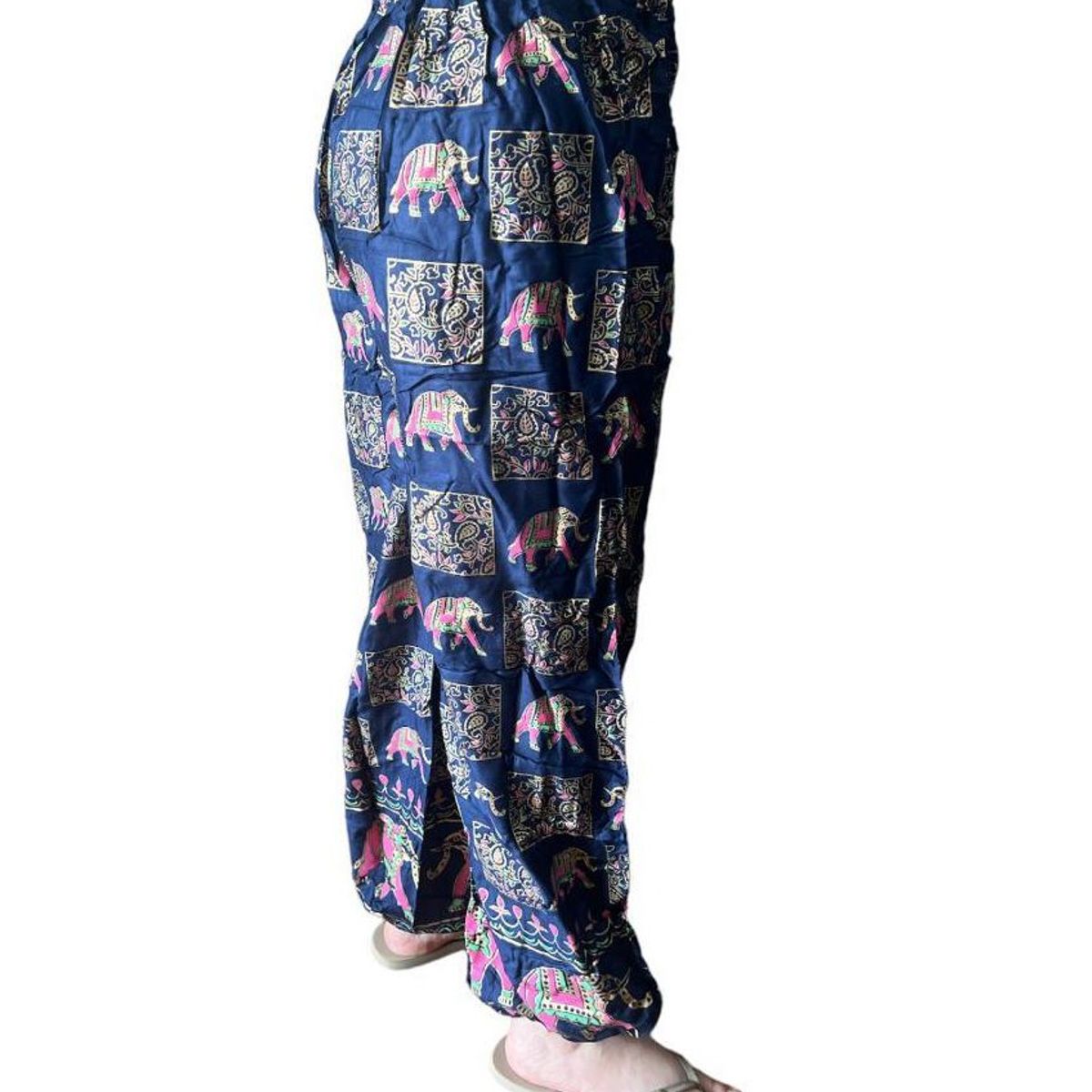 INDIAN - PANTALON DE FIBRA DE RAYON INDIA PARA MEDITACION Y YOGA