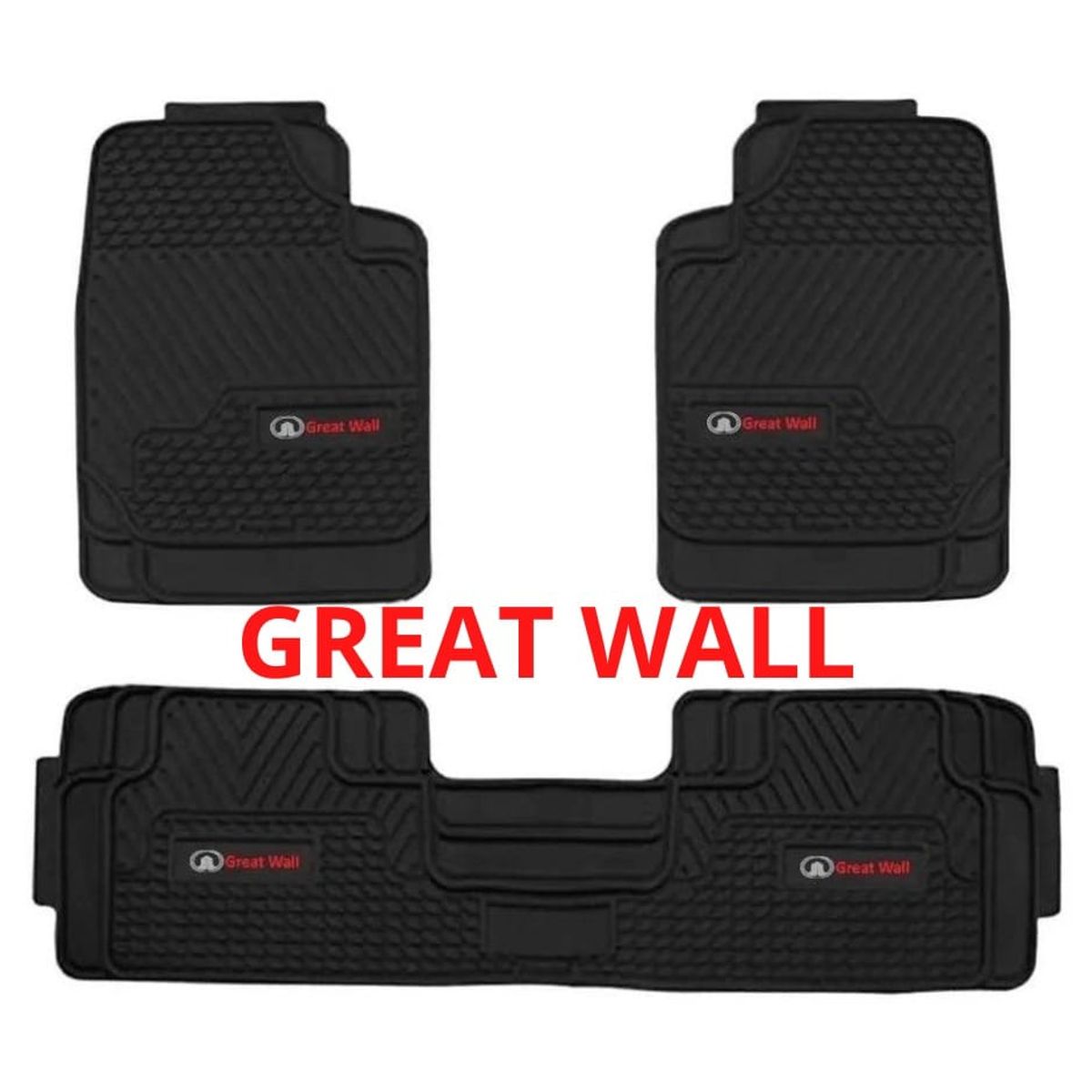 GENERICO - Pisos GREAT WALL para Autos y Camionetas 3piezas