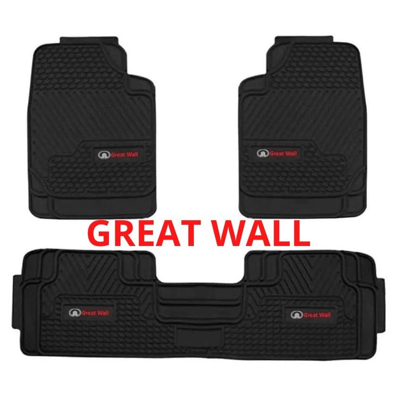 GENERICO - Pisos GREAT WALL para Autos y Camionetas 3piezas