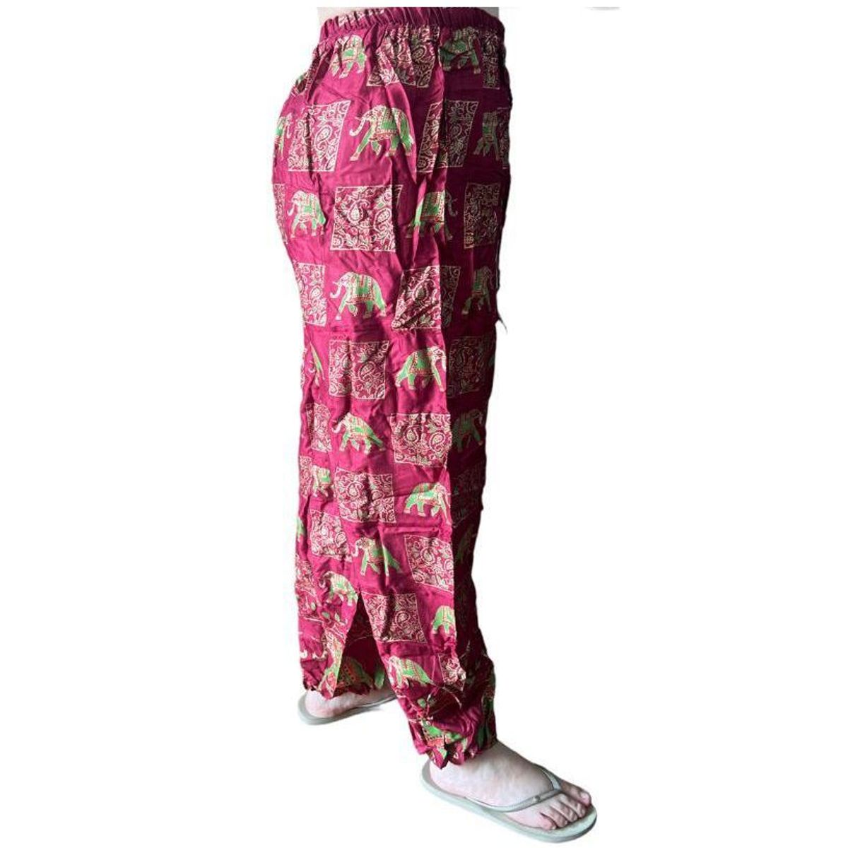 INDIAN - PANTALON DE FIBRA DE RAYON INDIA PARA MEDITACION Y YOGA