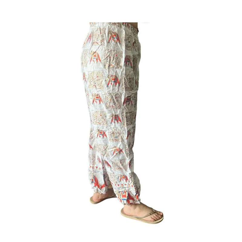 INDIAN - PANTALON DE FIBRA DE RAYON INDIA PARA MEDITACION Y YOGA