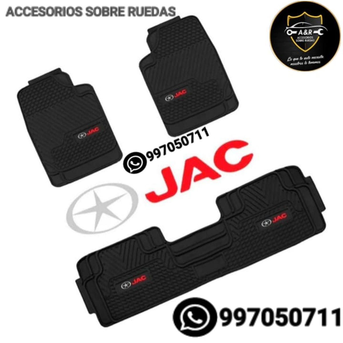 GENERICO - Pisos JAC para Autos y Camionetas 3piezas