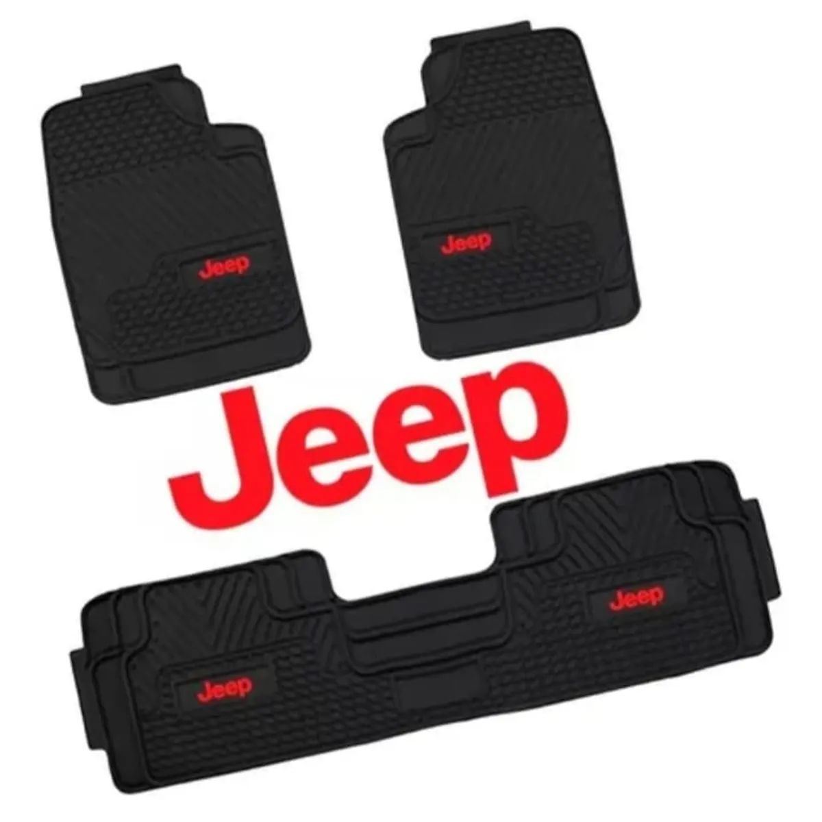 GENERICO - Pisos JEEP para Autos y Camionetas 3piezas